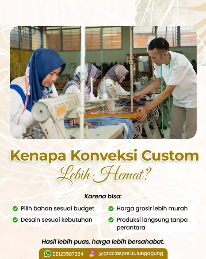 <p>Kadang yang bikin konveksi custom terasa lebih 